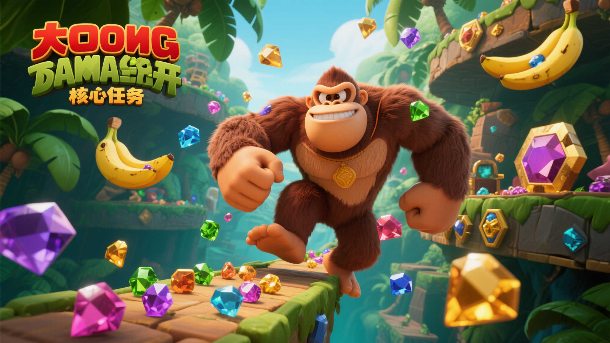 大金刚：全新冒险上线，宝石收集成关键！