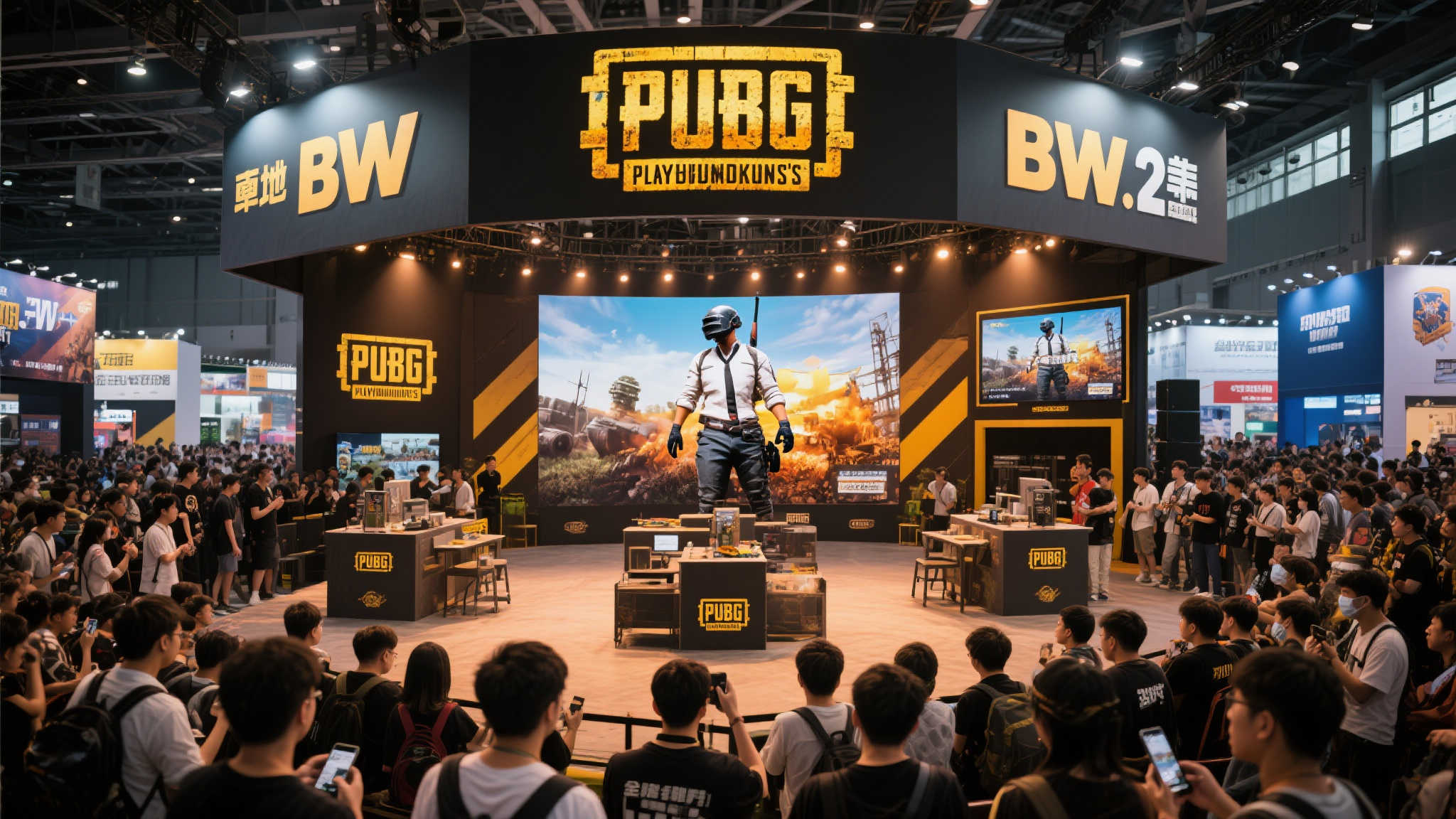 PUBG首次降落BW, 丰富互动体验赢好礼! PUBG首次降落BW, 丰富互动体验赢好礼!