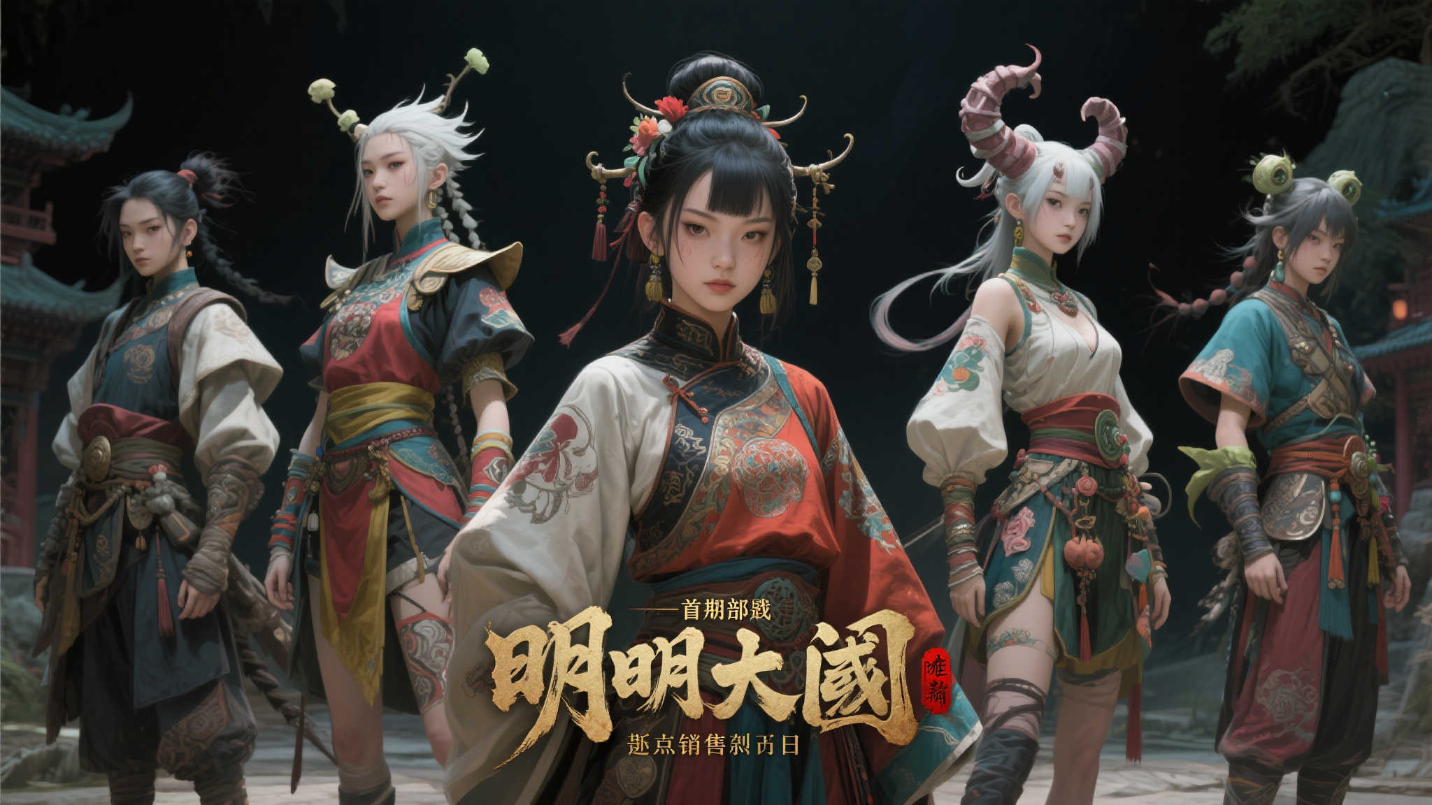 《明末》发售倒计时七天：奇异服饰凸显甜美颜值！