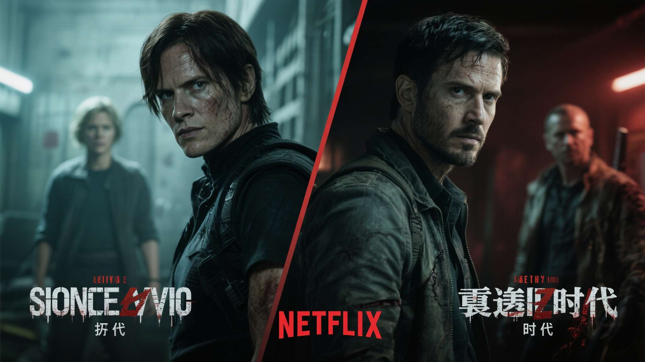 恐怖片生化危机 以Netflix版生化危机剧集为例,该作将故事线拆分为两个时间段,试图构建全新的